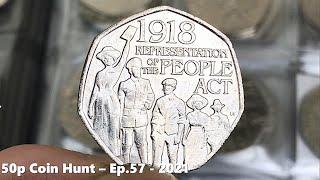 REPRESENTING FOR THE PEOPLE | £100 50p COIN HUNT Book 1 Ep.57 - 2021