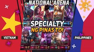 IBA LAKAAS NG PINAS PAG GAMIT TO | Philippines vs Vietnam | National Arena