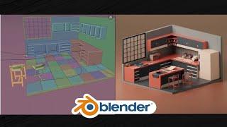 Placing objects animation in blender