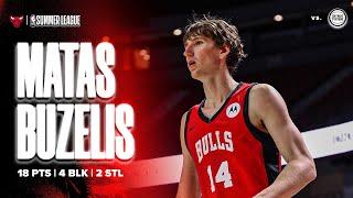 Matas Buzelis does it all!  Highlights from 18-point Summer League Performance | Chicago Bulls