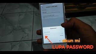 Cara Hapus Akun MI atau MI Cloud Xiaomi Yang Lupa Password