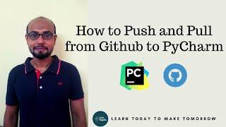 #5 PyCharm | Github | Python | Git | How to Push Pull from github | #pycharmgithub