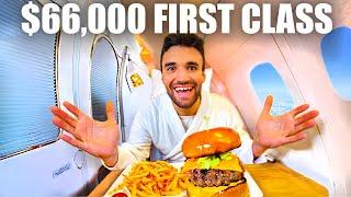 WORLD’S MOST EXPENSIVE FIRST CLASS AIRPLANE SEAT ($66,000)!