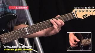 Open Voiced Chords - Guitar Lesson With Danny Gill Licklibrary