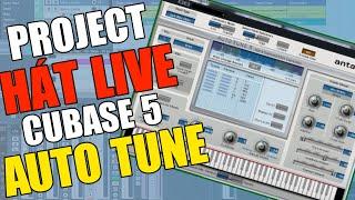  Hướng dẫn sử dụng phần mềm thu âm CUBASE 5 - AUTO TUNE Project hát live tốt nhất, dễ hiểu đơn giản