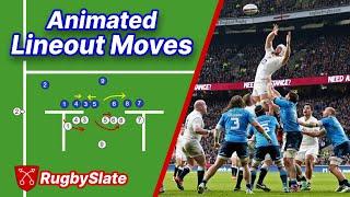 Rugby Lineout Moves - Animated Playbook - RugbySlate