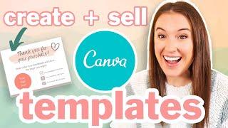 How to Sell CANVA TEMPLATES | Step by Step Canva Tutorial for Beginners |  How to use Canva