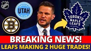 NOW! LEAFS MAKING 2 BIG TRADES IN THE NHL! SEE WHO'S LEAVING AND WHO'S COMING IN! MAPLE LEAFS NEWS