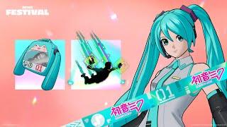 Fortnite x Hatsune Miku 'Full Bundle' GAMEPLAY!! (Is It Worth 3,200 V-Bucks?)