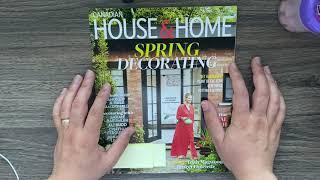 ASMR Magazine Flipping House and Home - Gum Chewing and Whispering