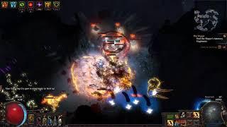 PoE Path of Exile 3.0 - Debeon's dirge axe  cyclone (raider) t11 testing