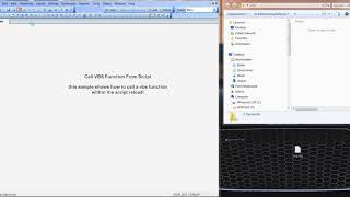 Qlikview Call VBS Function in Load Script