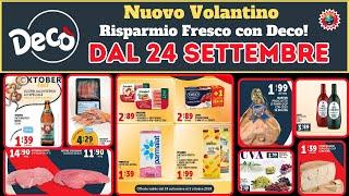 Volantino Deco dal 24 settembre al 3 ottobre  Grandi offerte per la tua spesa! 🟩⬜️🟥 #anteprima