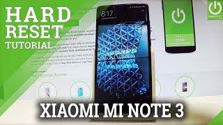 XIAOMI Mi Note 3 Hard Reset / Remove Screen Lock