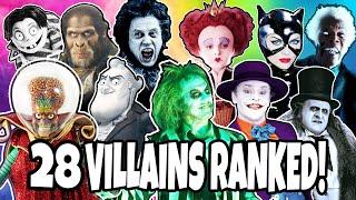 Jambareeqi Ranks TIM BURTON Villains!