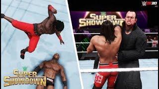 WWE 2K20 SIMULATION: Gauntlet match for the Tuwaiq Trophy | Super Showdown 2020 HIGHLIGHTS