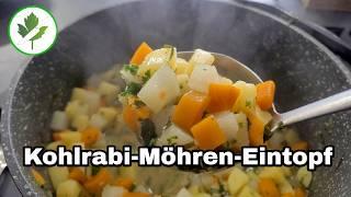 Kohlrabi-Möhren-Eintopf - Die perfekte Basis für unterschiedliche Gäste