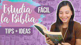 5 Formas FÁCILES de ESTUDIAR la BIBLIA | Sarah Yuritza