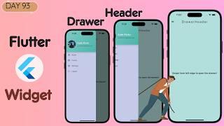 Flutter Drawer Header | Flutter Drawer