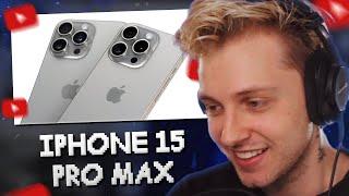 СТИНТ СМОТРИТ ОБЗОР и КРАШ-ТЕСТ НОВОГО iPhone 15 PRO MAX