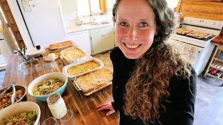 Feast from Scratch | Homemade Everything | 3 Different Lasagnas and All the Fixings