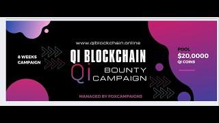 [BOUNTY] [Escrowed] QI Blockchain - $20,000 in QIE (8 weeks) @bitcoinairdrop1072 #bitcoinairdrop