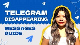 How to Send Disappearing Messages and Photos on Telegram