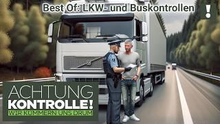   GEFÄHRLICH unterwegs mit GROSSEM Gefährt? Brummikontrolle! | Best Of | Achtung Kontrolle