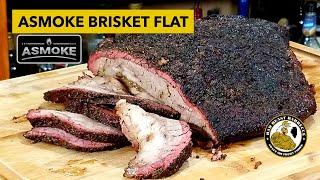 10 Pound Brisket Flat on the Asmoke Portable Pellet Grill