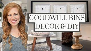 GOODWILL OUTLET HOME DECOR HAUL & ️ DIY • SHOP WITH ME • DECORATIONS BY THE POUND