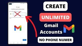 Create Multiple Email Addresses Without Phone Number | Create Unlimited Gmail Accounts 2024 !