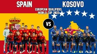 Spain vs Kosovo Football National Teams 2021