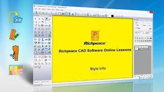 Richpeace CAD Software Online Lessons-Tip of the day-Style Info(V9)