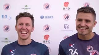 Dandenong City SC Interviews- Luke Pilkington & Steven Topalovic