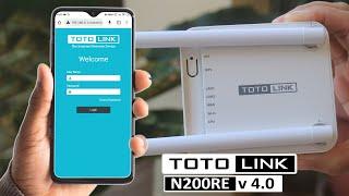 Cara Setting Totolink N200RE Menggunakan HP, HAPE, Smartphone, Langsung BISAAA..!!