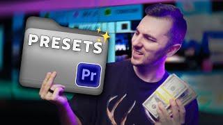 Make YOUR own PRESETS - Premiere Pro