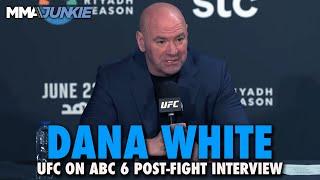 Dana White Open to Whittaker as Title Fight Backup, Not Happy With Kelvin Gastelum | UFC on ABC 6