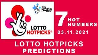 03.11.2021 | Lotto Predictions for today | @TheNationalLottery UK JACKPOT BOOM P