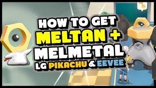 How to get MELTAN and MELMETAL - Pokemon Lets Go Pikachu and Eevee + Pokemon Go!