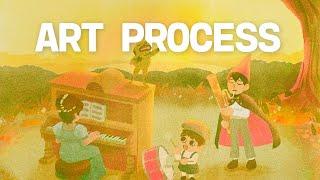 Riso Art Process Tips - Over the Garden Wall