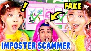 A FAKE OurFire SCAMMED ME... Roblox Adopt Me Scammers (Imposter Girl Roblox Youtuber)