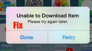 Unable To Download Item On iPhone Fix