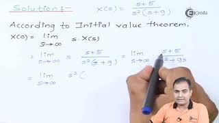 Initial Value And Final Value Theorem of Laplace Transform | Signals and Systems Problem 06