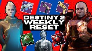 Destiny 2 Weekly Reset | Eververse Store | Nightfall Weapon this Week | Ada-1 Inventory 8/6/24