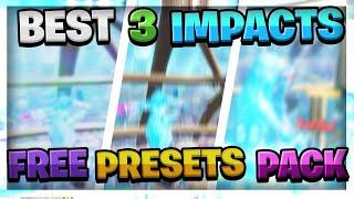 The 3 Best Impact *FREE PRESETS* You Need For Your Next Fortnite Montage/Highlights (Premiere Pro)
