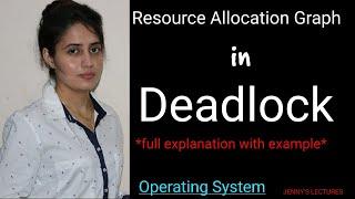 Lec20 Resource Allocation Graph in Deadlock | with example | Operating System