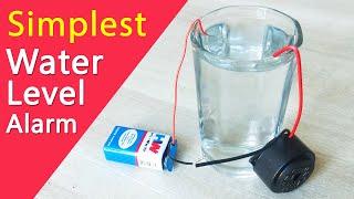 Simplest water level Alarm - How to make Full tank indicator alarm