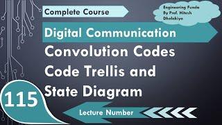 Code trellis and State Diagram of Convolutional Codes in Digital Communication by Engineering Funda