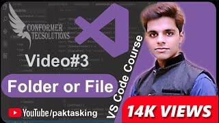 How to create a folder or file in visual studio code 2023 | how to opan folder and file | Detailed..