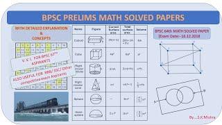 BPSC 64th Maths Solution